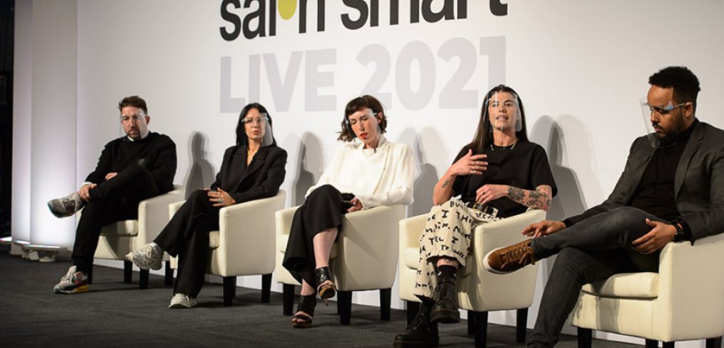 Digital Debate panel on stage during The Great Debate at Creative HEAD Magazine's Salon Smart Live 2021