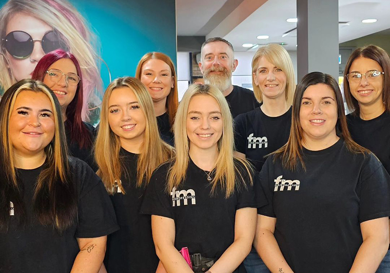 F&M Hairdressing team Glasgow