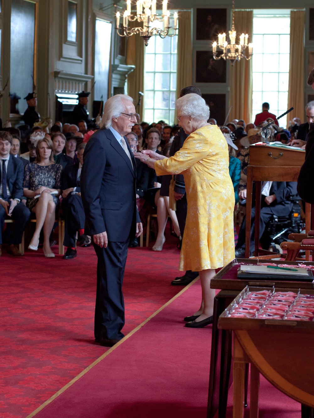 Charlie Miller receives OBE 2012