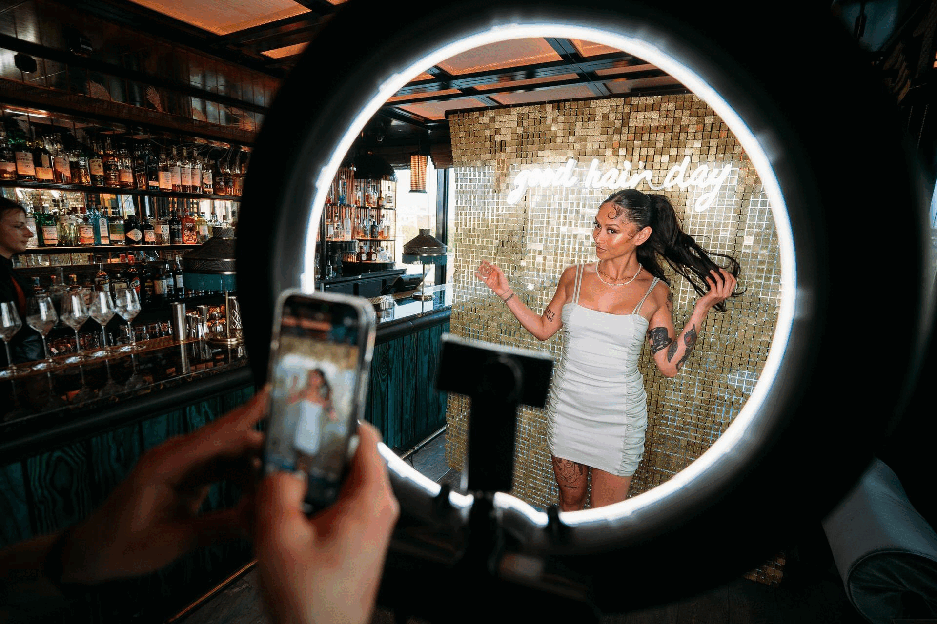 Live events are a chance for ghd to connect with their pro hair customers and debate industry topics