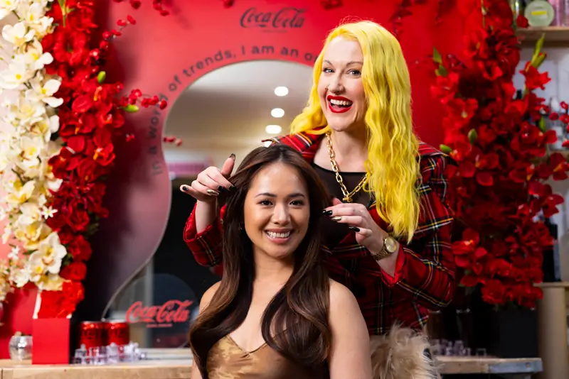 Coke Zero Sugar hair colour